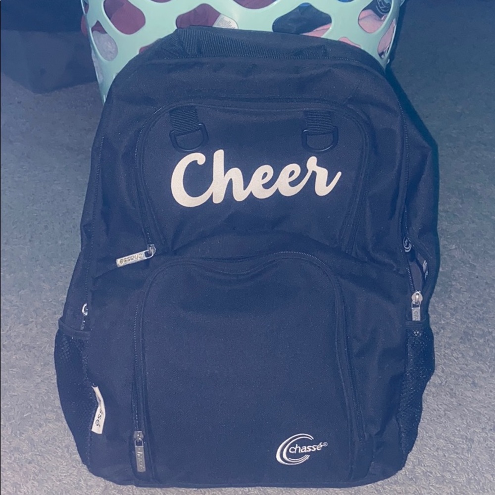 “Cheer” backpack.